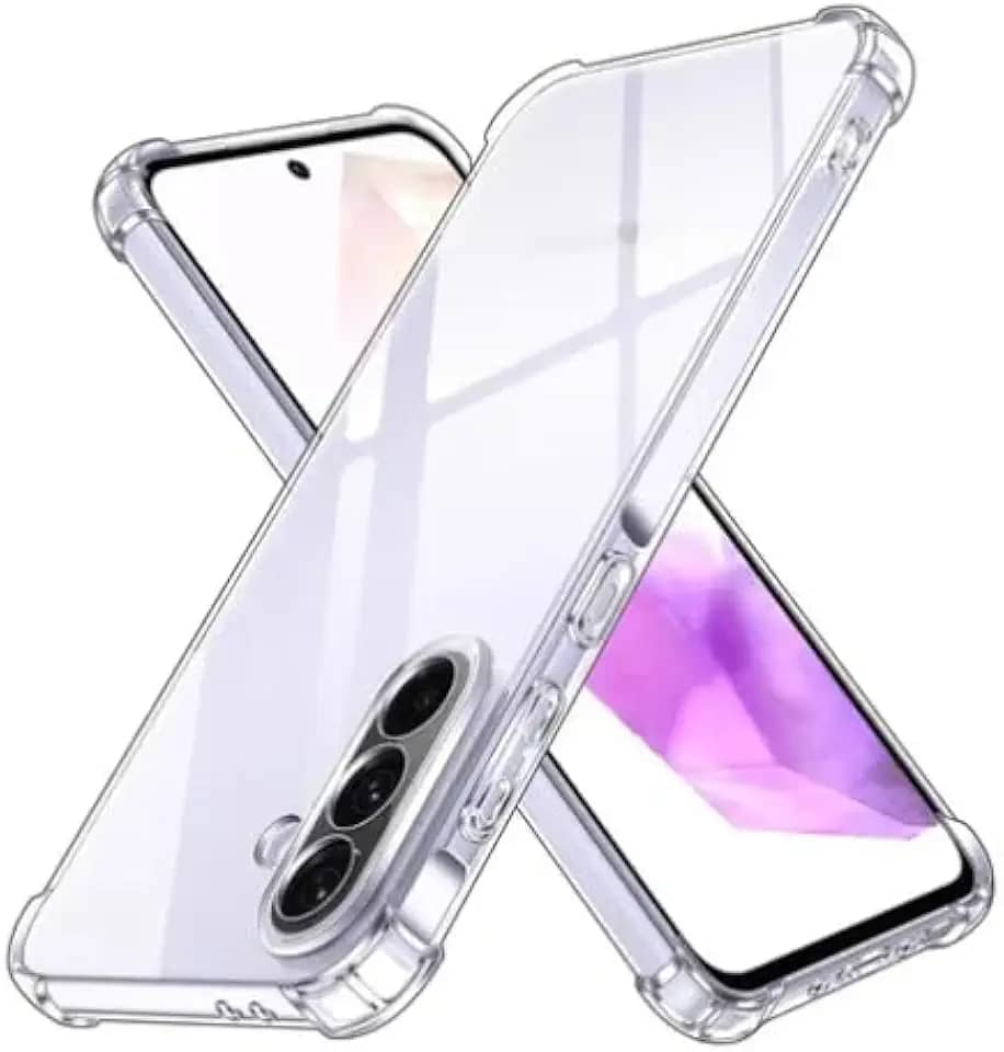 Capa Anti Shock Transparente para Samsung A56 – Bordas Reforçadas, Anti Impacto, Anti-Amarelamento