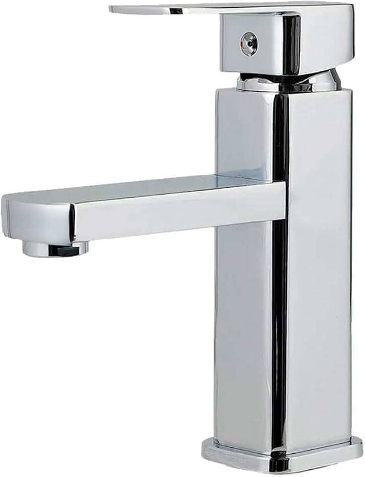 Pingoo.casa, Torneira Banheiro Misturador Monocomando Baixa Madeira - Cromado