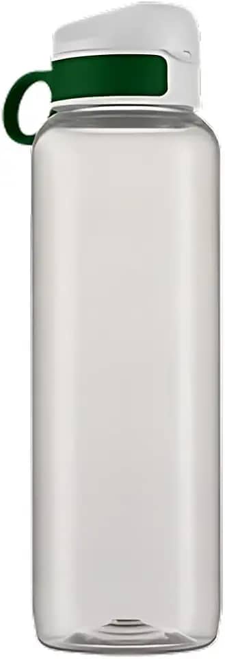 Garrafinha De Água Squeeze 1L Resistente Escritório Academia (Verde)