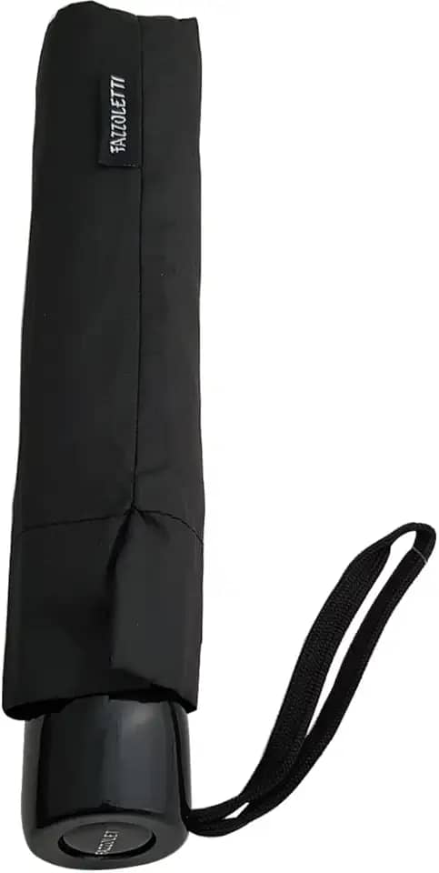 Guarda Chuva Sombrinha Fazzoletti Viva Colori Leve Dobrável Preto, Luxo