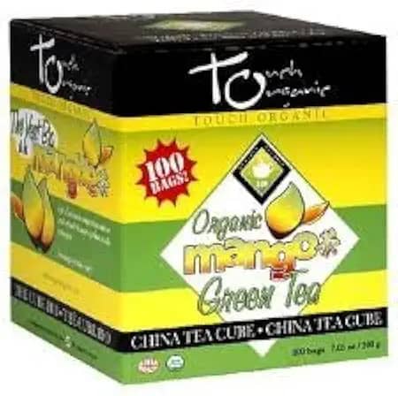 Touch Organic Teas Chá Verde De Manga Orgânico (100 Sachês) Marca Touch Organic: