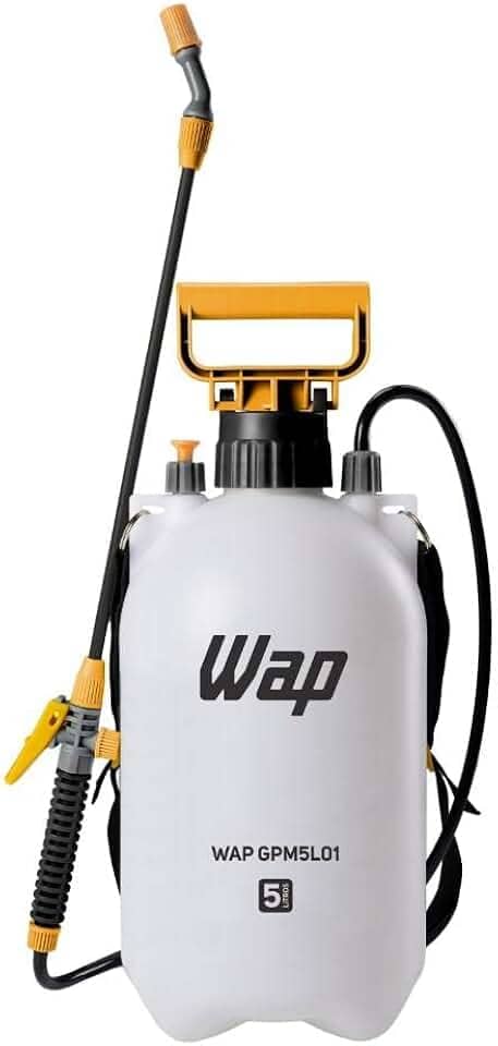 WAP Pulverizador Manual 5 Litros GPM5L01 Borrifador Com Compressão Prévia Jato Regulável Trava Para Pulverização Contí­nua