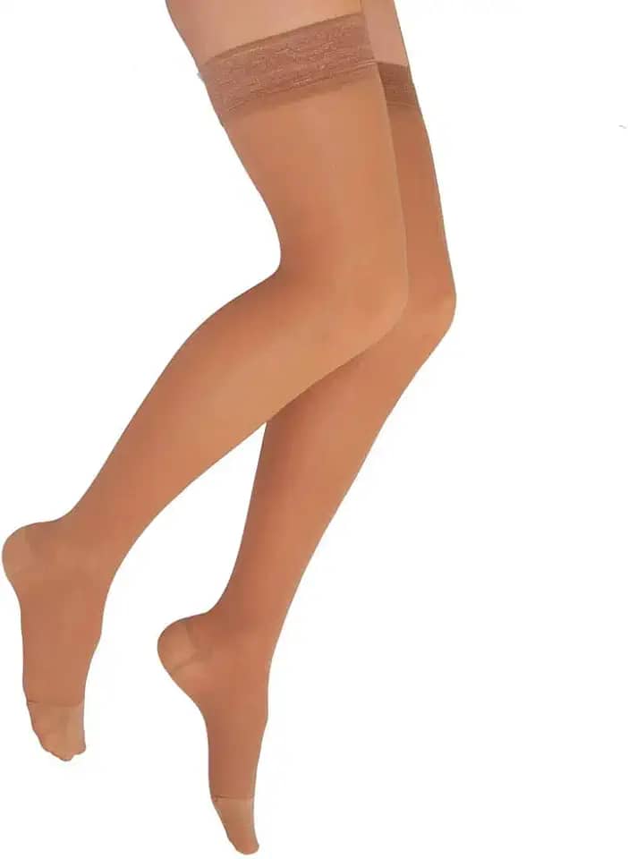 Meia Venosan 7/8 Legline Média Compressão Ponteira Aberta (20-30 mmhg) OL-Olinda M