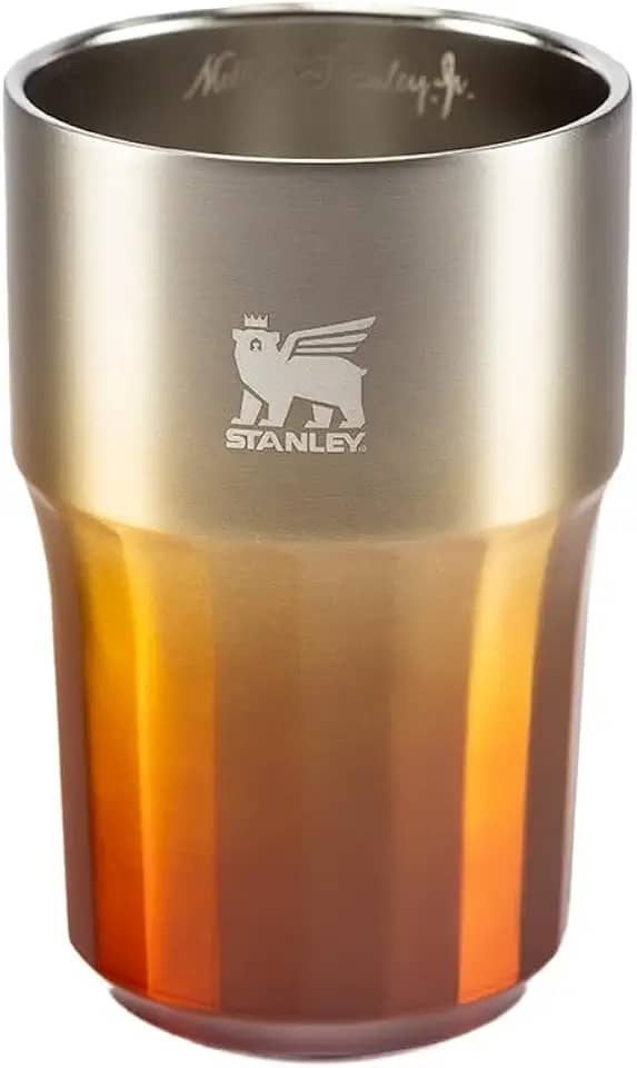 Stanley - Copo Térmico para Cerveja, 384ml, para Bebidas Frias ou Quentes, Amber Haze