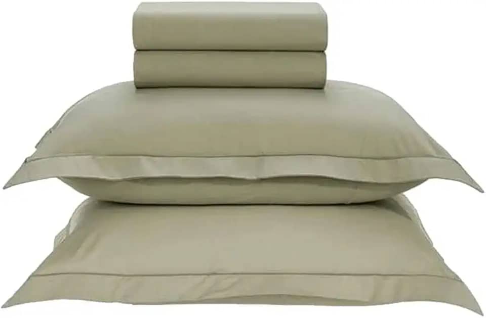 Karsten Jogo De Cama Tom Salvia King 200 Fios 100% Algodão 4 Peças