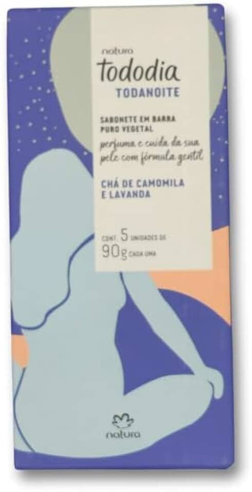 Sabonete em barra Tododia Todanoite Cha de camomila e lavanda