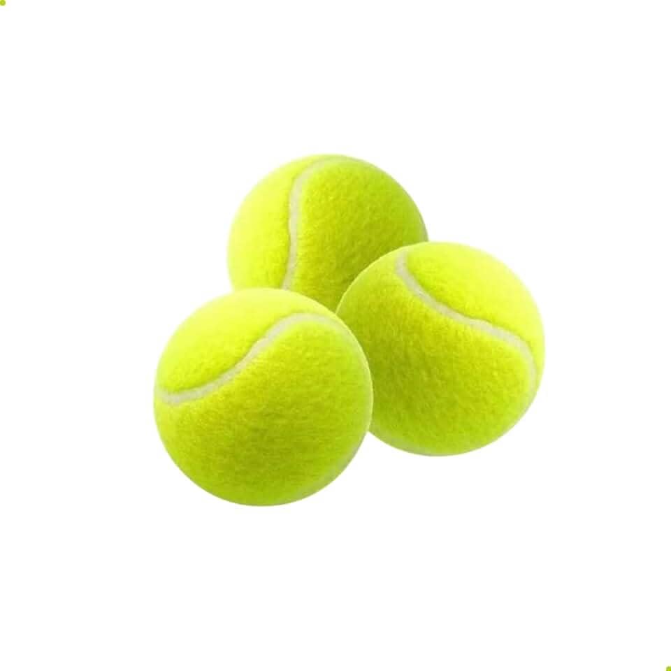 Bola de Tênis Pro Pressurizada Alta Durabilidade Ideal para Quadra Rápida e Saibro Kit com 3 Unidades