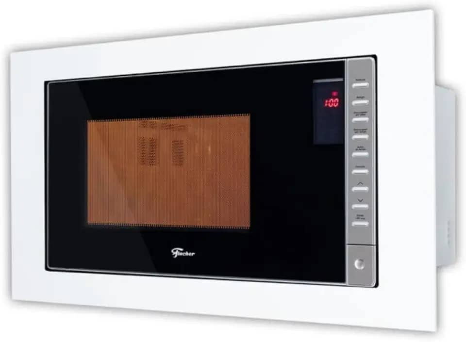 FISCHER FORNO MICRO-ONDAS EMBUTIR 25L FIT LINE MOLDURA BRANCA 220V 34910-98442