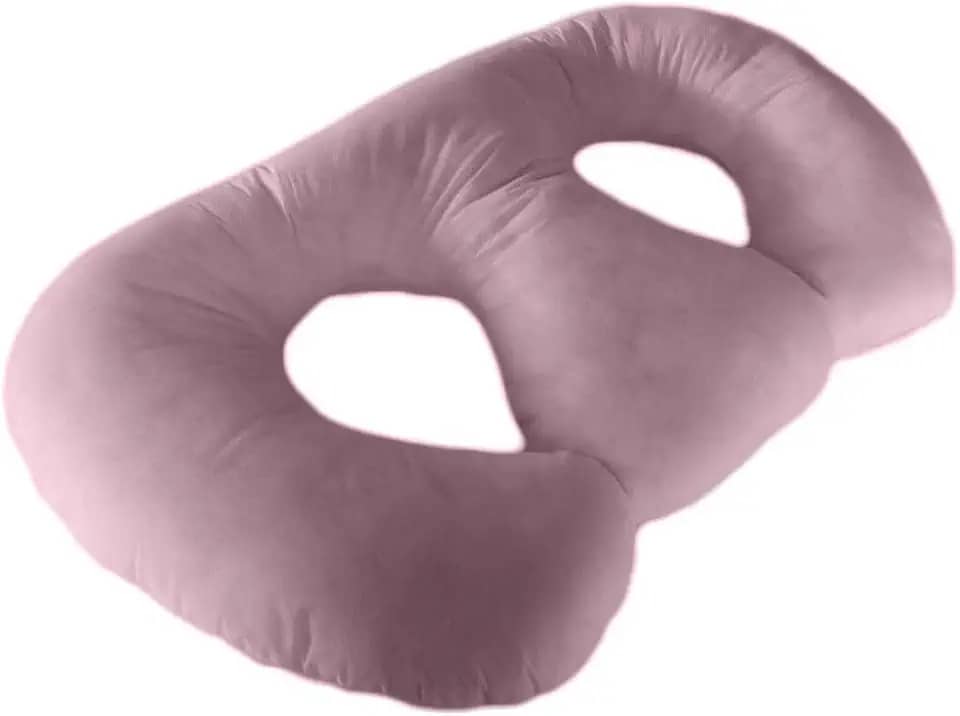 Almofada De Amamentação Bebe Gêmeos Happy Line (Rosa)