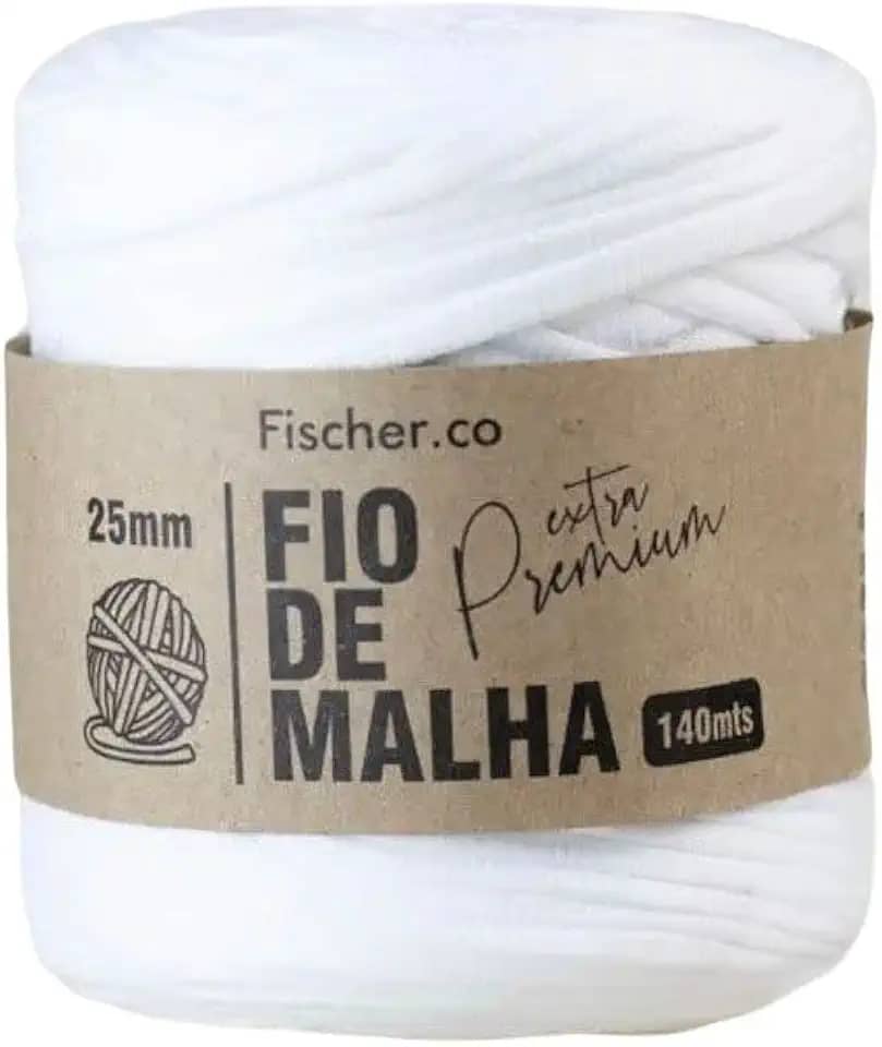 Fio de Malha Extra Premium Fischer 25mm x Rolo com 140m (06 OFF WHITE)