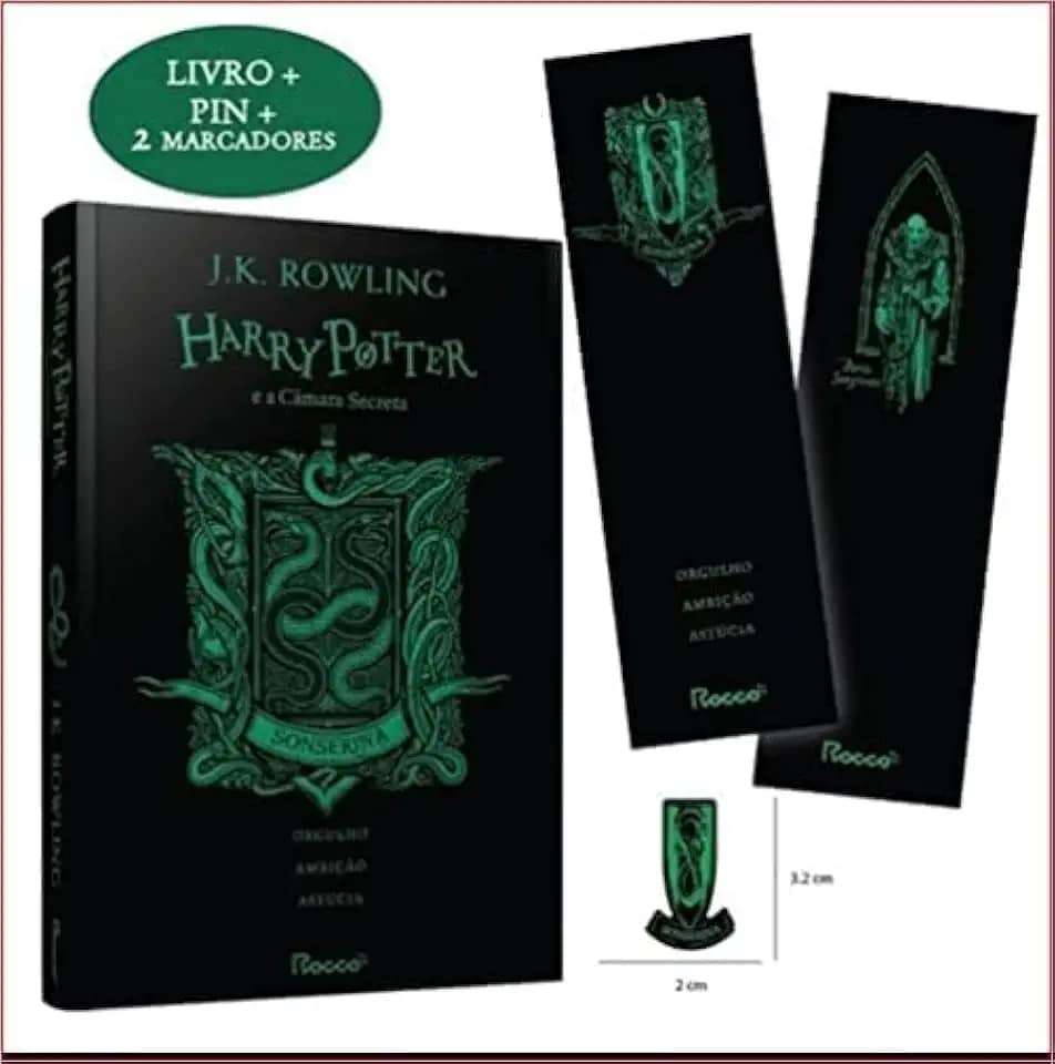 Harry Potter E A Câmara Secreta – Sonserina Com Brindes - 1ª Ed.