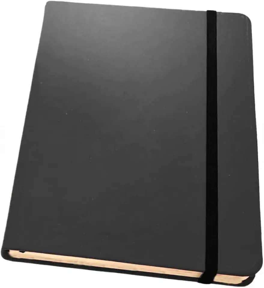 Caderno sketchbook para desenho 21x14 folhas amareladas 90g caderno de desenho Caderno de Esboços Artistico com Capa Dura(Vermelho,>>SEM<< pauta - para desenho)