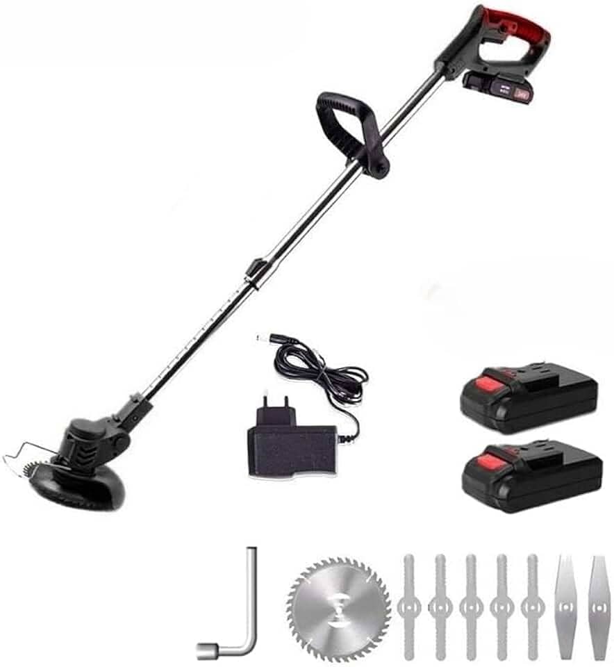 RoçAdeira E Aparador De Grama EléTrico 1580w, Profissional Em Gramas E Arbustos,(2 baterias)