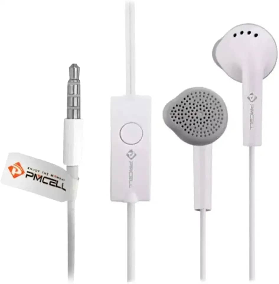 Fone De Ouvido Celular Branco Com Microfone e com bom grave 3.5 Mm