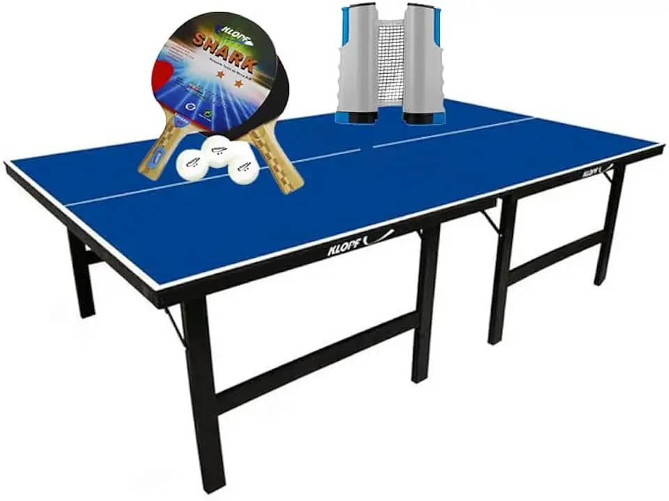 MESA DE PING PONG MDP 15mm 1001 KLOPF + Kit 5055 + Kit 5096