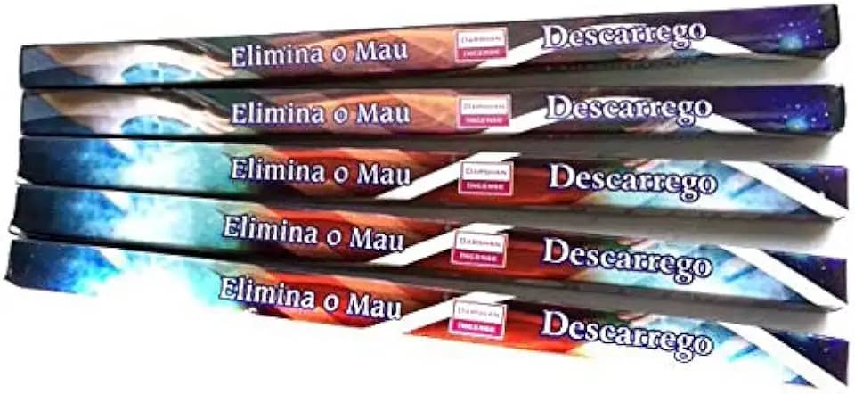 5 caixas de incensos Darshan Descarrego - Elimina o Mau