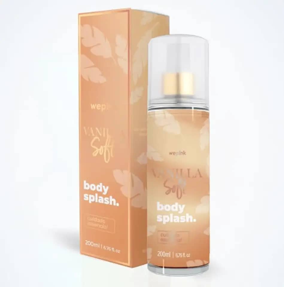 Body Splash Vanilla Soft Desodorante Colônia 200ml – Wepink