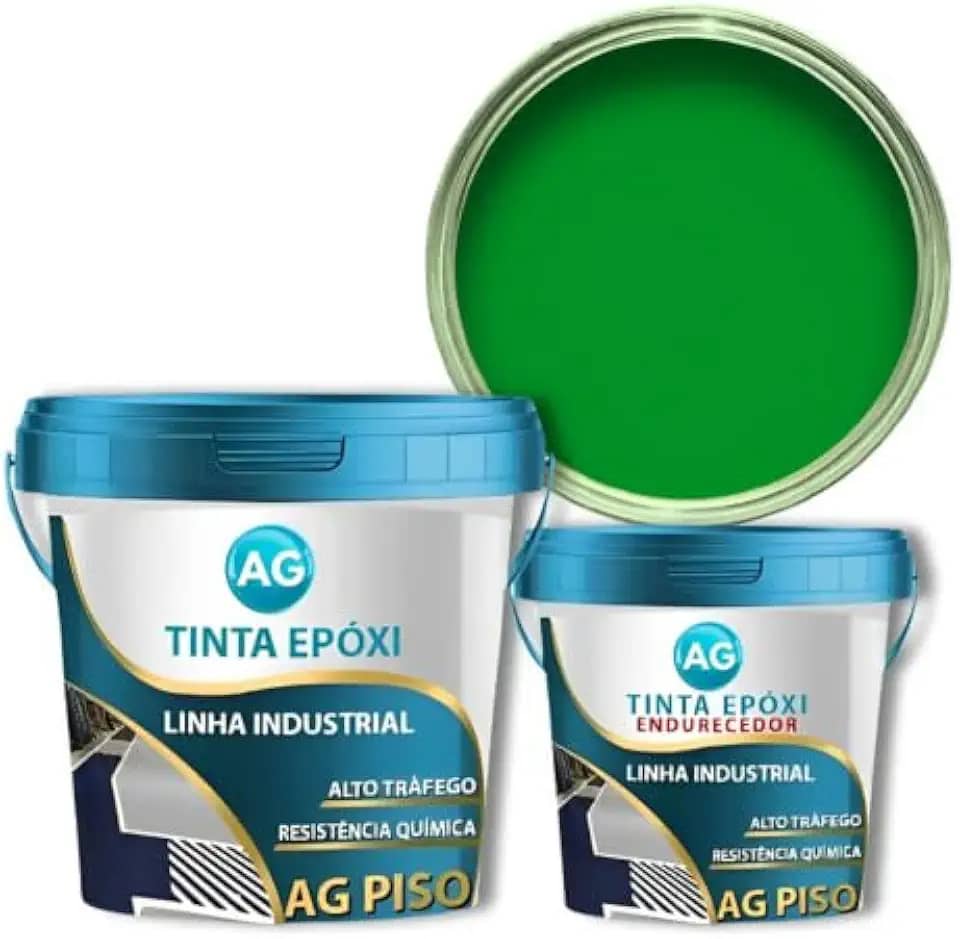 Tinta Epoxi Verde Puro AG - Ral6037 900ml