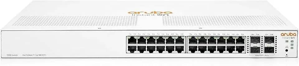 Switch HP Aruba Instant On 1930 24 Portas Gigabit 4SFP/SFP+ /1000 JL682A