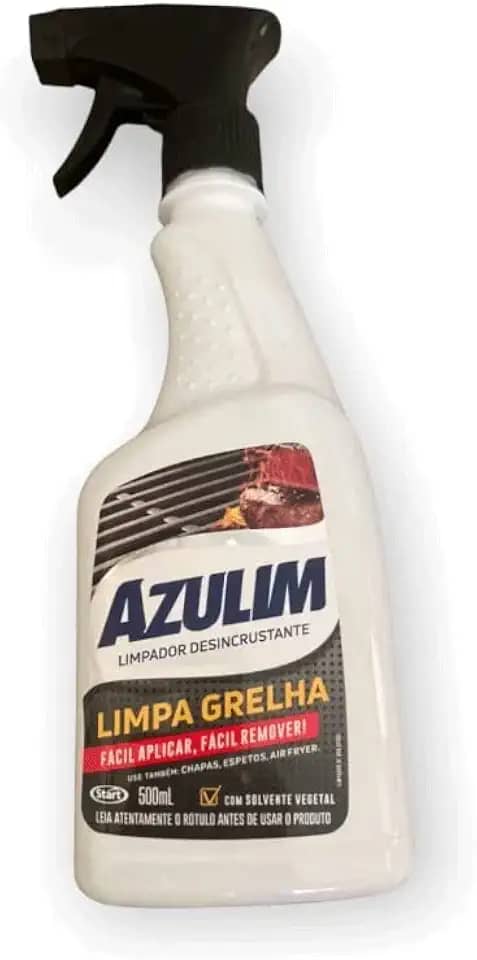 Limpa Grelhas Churrasqueira Desengordurante Air Fryer Azulim 500ml