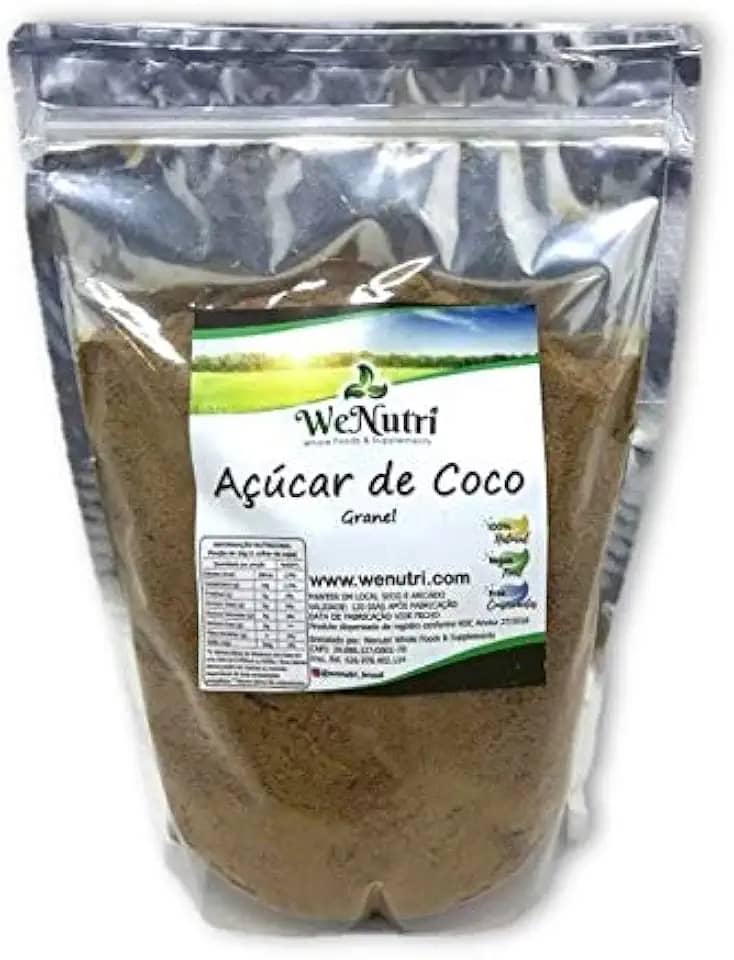 Açúcar de Coco Natural 100% Puro 500g Wenutri