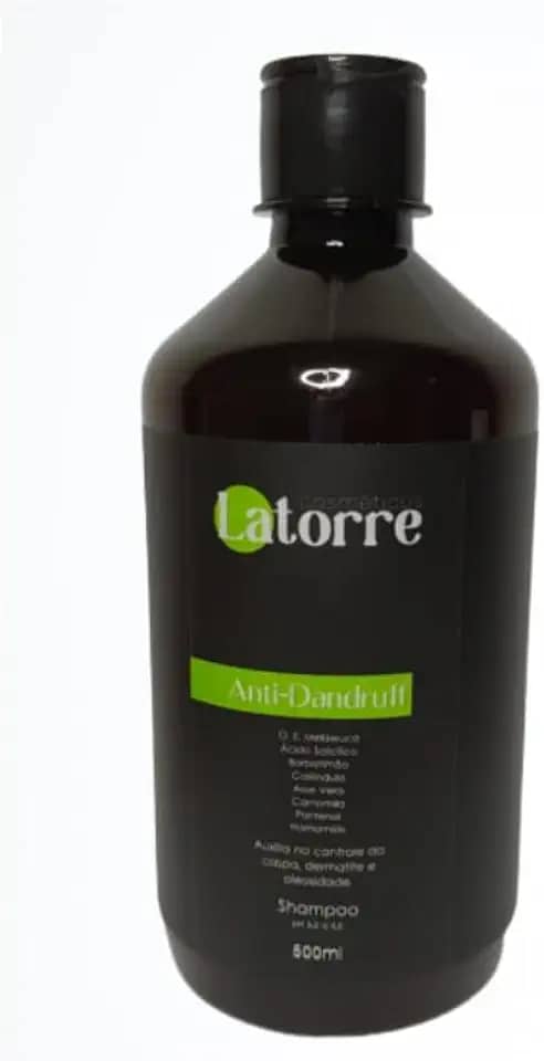SHAMPOO ANTICASPA E TRATAMENTO DE DERMATITE 500ML LATORRE COSMÉTICOS