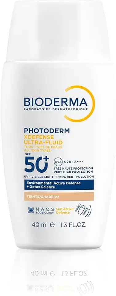 BIODERMA Protetor Solar Facial Ultrafluido Photoderm XDefense FPS 60 Claro Cor 2 40ml