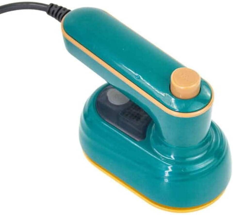 Mini Ferro De Passar Roupa Portátil a Vapor, Base Giratória, Compacto para Viagem, 220V, Tanque 50ml, com Copo Medidor e Protetor de Silicone