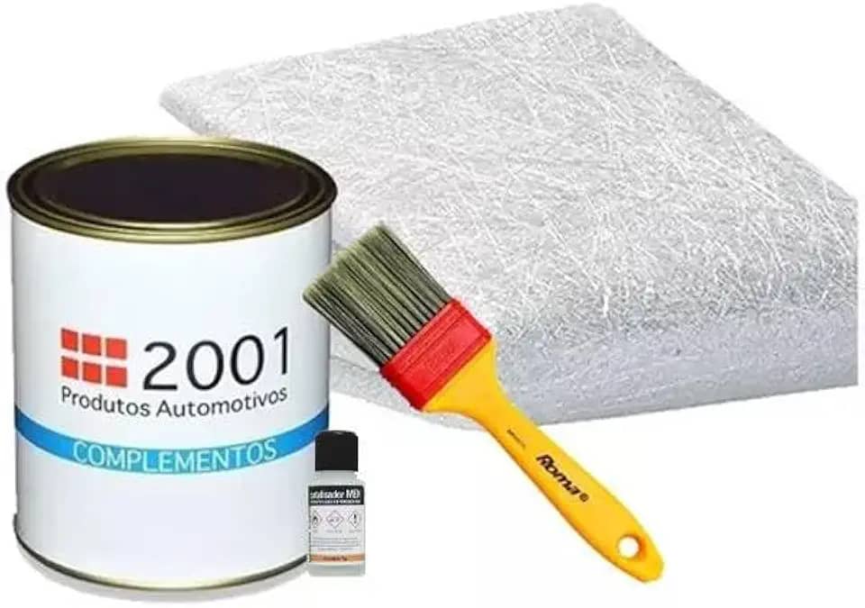 Kit Manta Resina Reparo Piscina E Caixa Dagua Fibra De Vidro