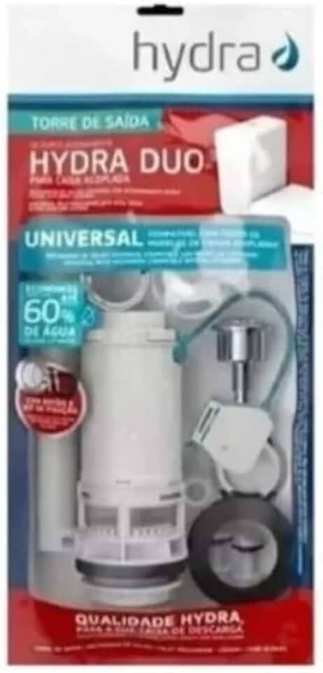 MECANISMO DE DESCARGA DECA REPARO SAIDA UNIVERSAL DUAL FLUX 1100.SI.59.01 ORIGINAL DECA HYDRA 1,6gpf/6,0lpf