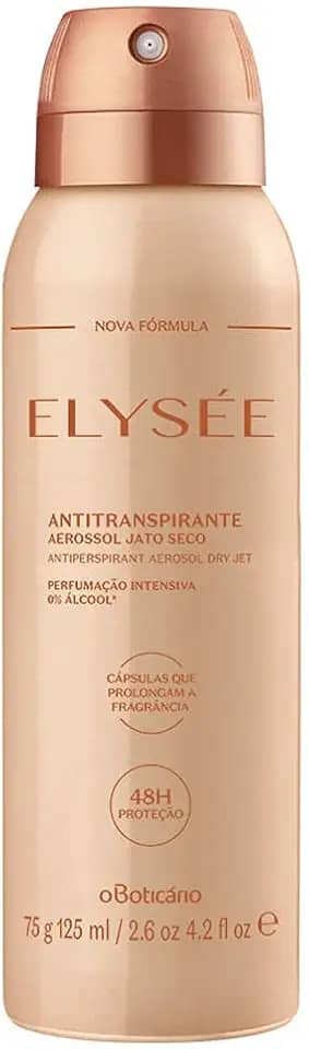 Elysée Desodorante Antitranspirante Aerosol, 75g/125ml