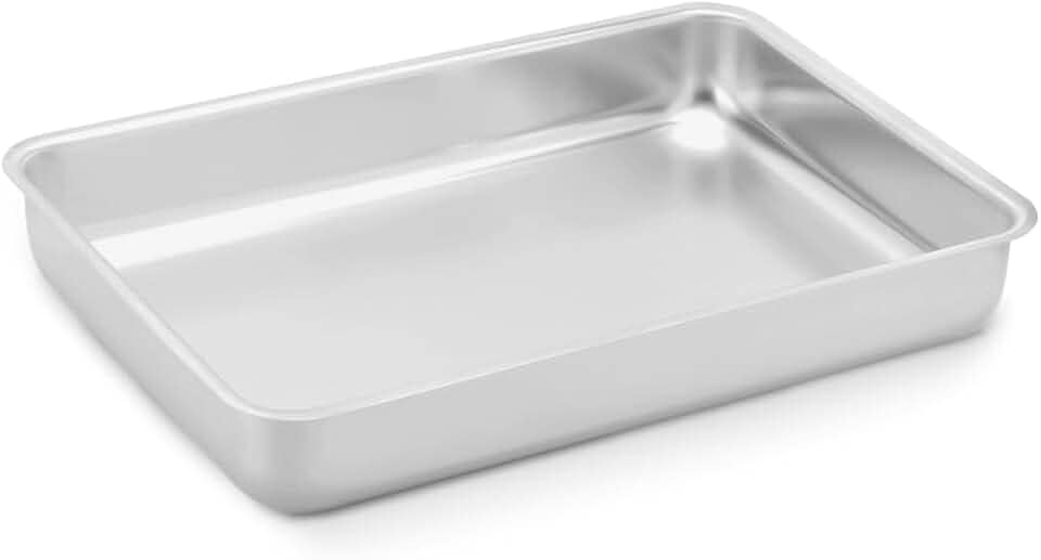 Panelux Assadeira 33x22x5,5cm em alumínio polido