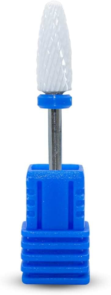 Broca de Cerâmica Flame M Unhas Gel Acrigel Fibra de Vidro Profissional