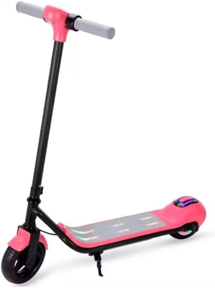 Patinete Infantil Elétrico 2 Rodas Com Luzes Led Bluetooth Integrado Kids Portátil Diversas Cores Brinovar