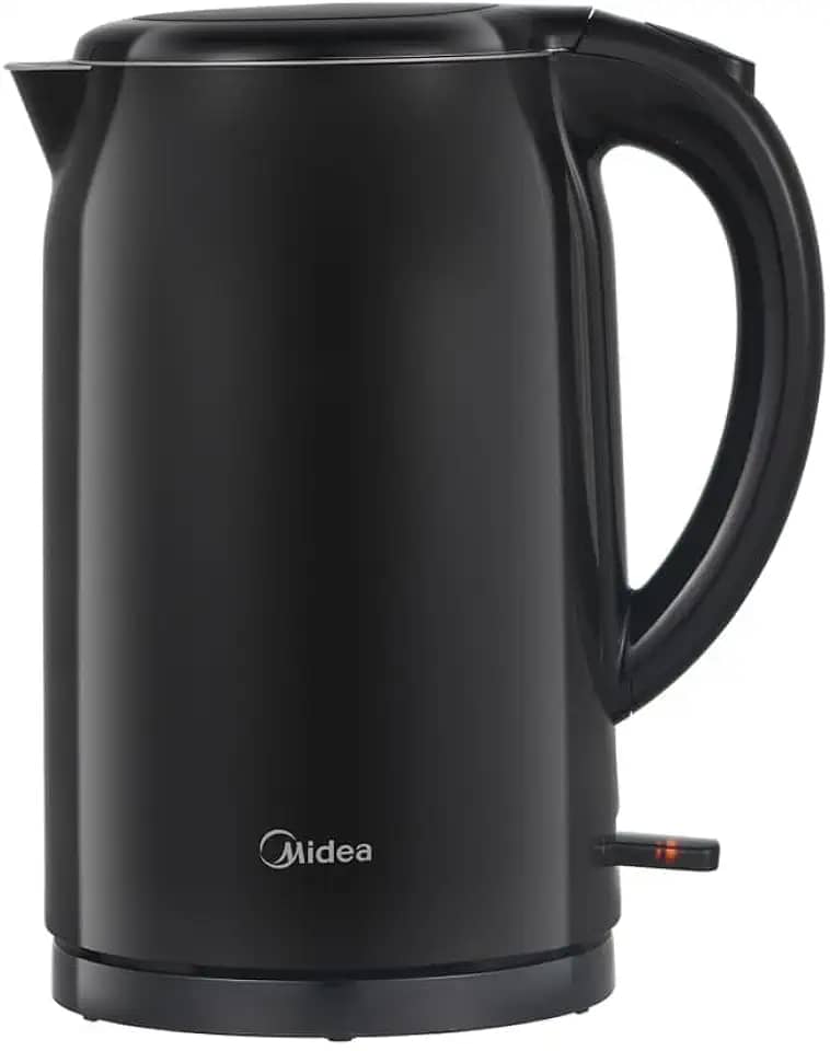 Midea Chaleira Elétrica Preta 1,7L Double Wall -220V, 1500W, KDW17P2