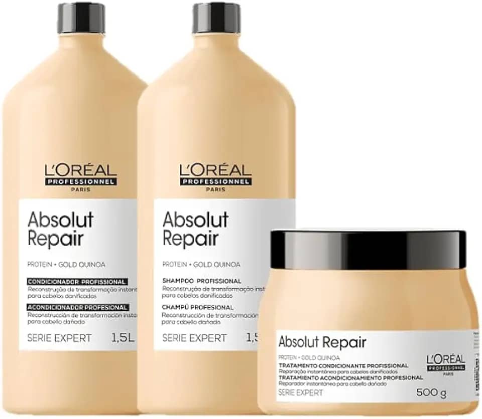 Kit L’Oréal Professionnel Absolut Repair Salon (3 Produtos)