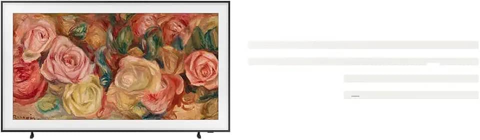 Samsung Combo Smart TV 32' QLED The Frame 32LS03C + Moldura para Smart TV 32 polegadas The Frame 2023 cor branco