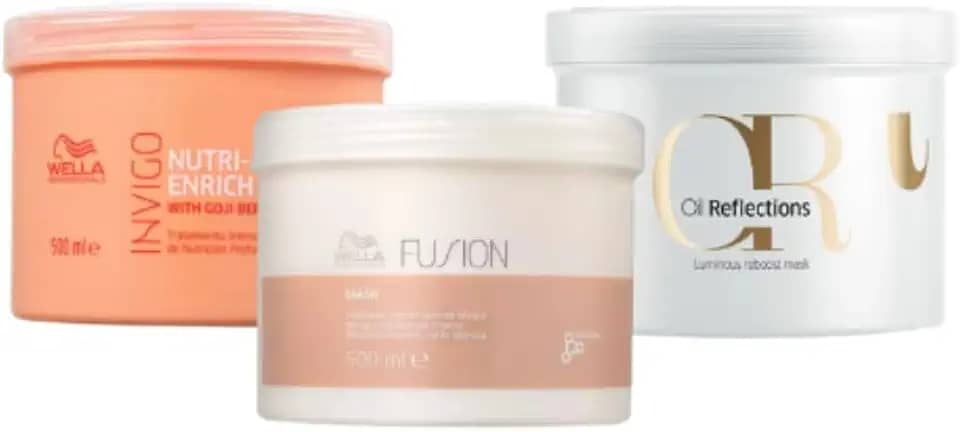 Kit Wella Fios Perfeitos Cronograma Capilar 03 Mascaras 500g