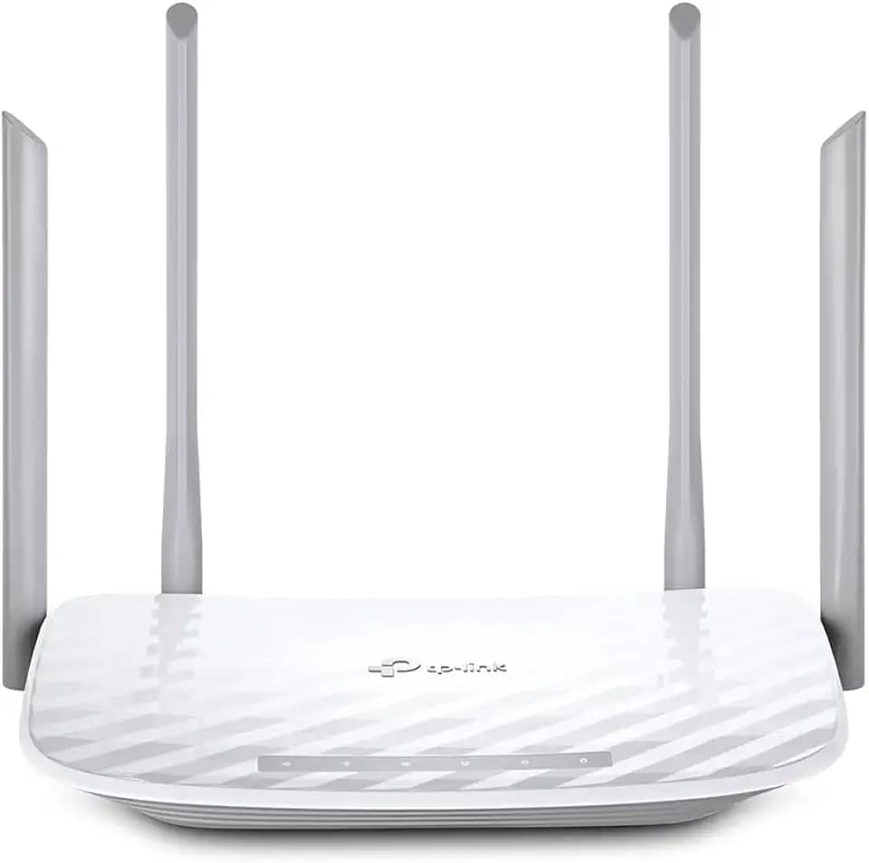 Roteador AC1200 TP-Link Archer C50(W), Dual Band, Conecte até 40 dispositivos, Até 120 ㎡ de cobertura, MU-MIMO, Beamforming, controle dos pais, 1× Fast WAN Port/4× Fast LAN Ports