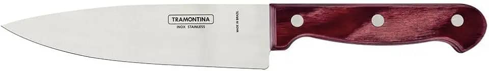 Tramontina 21131178 Faca para Carne 8", Vermelho