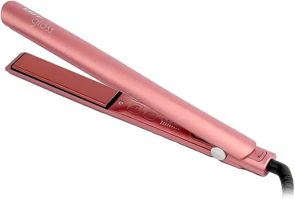 Prancha de cabelo Taiff Gloss Rose 5 Temperaturas - Bivolt