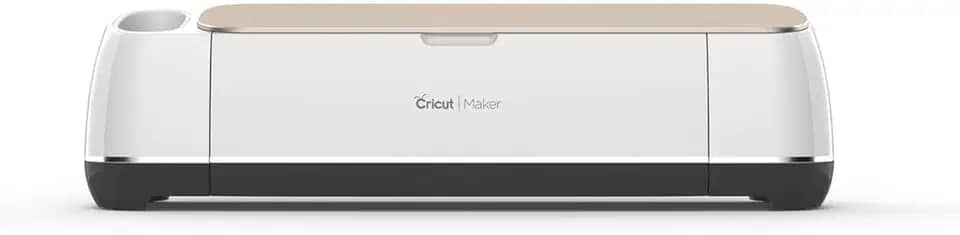 Cricut Maker – Máquina de corte inteligente – com força de corte de 10x, corta mais de 300 materiais, cria arte 3D, decoração de casa, conectividade Bluetooth, funciona com iOS, Android, Windows