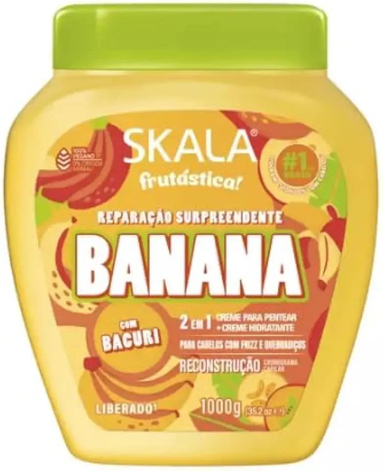 Creme de Tratamento Skala Frutástica 1kg (Banana/Coco/Uva) (Banana)