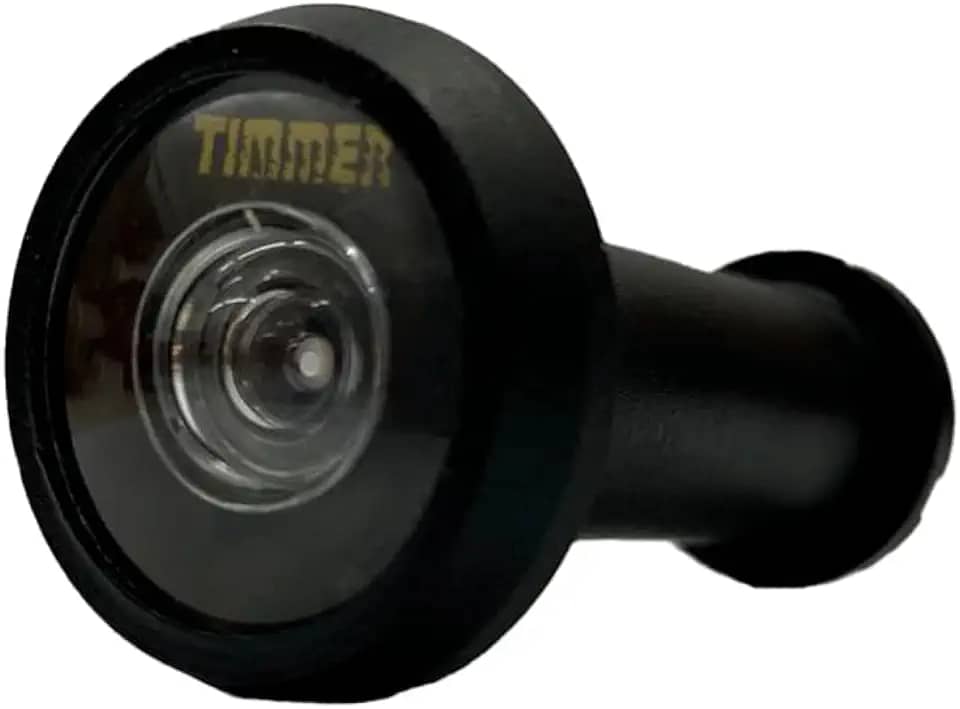 Visor Olho Mágico Timmer Longo Preto Fosco 200º