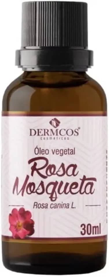 Oleo Corporal Rosa Mosqueta Puro, Clareador de Manchas no Rosto e Corpo, 30 ml, Dermcos