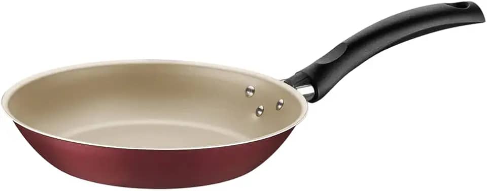 Frigideira Tramontina Turim em Alumínio com Revestimento Interno e Externo em Antiaderente Starflon Max Vermelha 20 cm 0,8 L