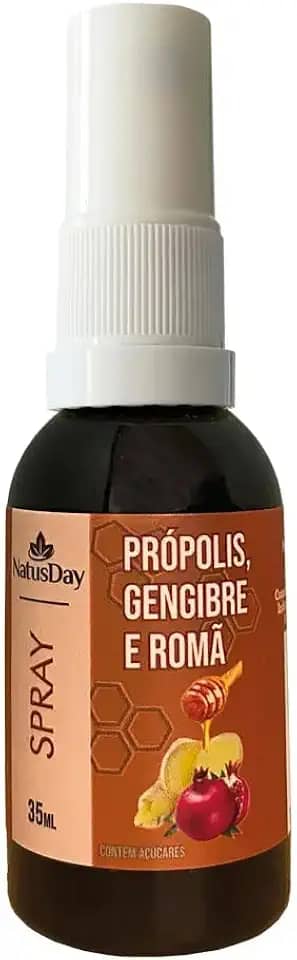 Spray Extrato de Própolis, Gengibre e Romã (35ml) - Natusday