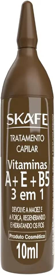 Skafe Ampola Tratamento Capilar Vitamina A+E+B5 10Ml