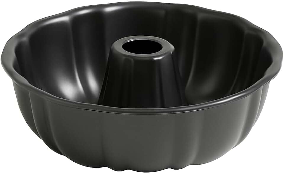 Forma Assadeira Redonda com Furo Central 24cm Antiaderente para Bolo e Pudim Alta Resistência e Fácil de Limpar