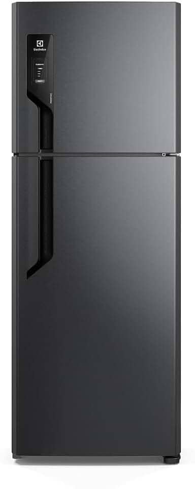 Geladeira Electrolux Frost Free 480L Efficient AutoSense Duplex Black Inox Look (TF71B) 127V